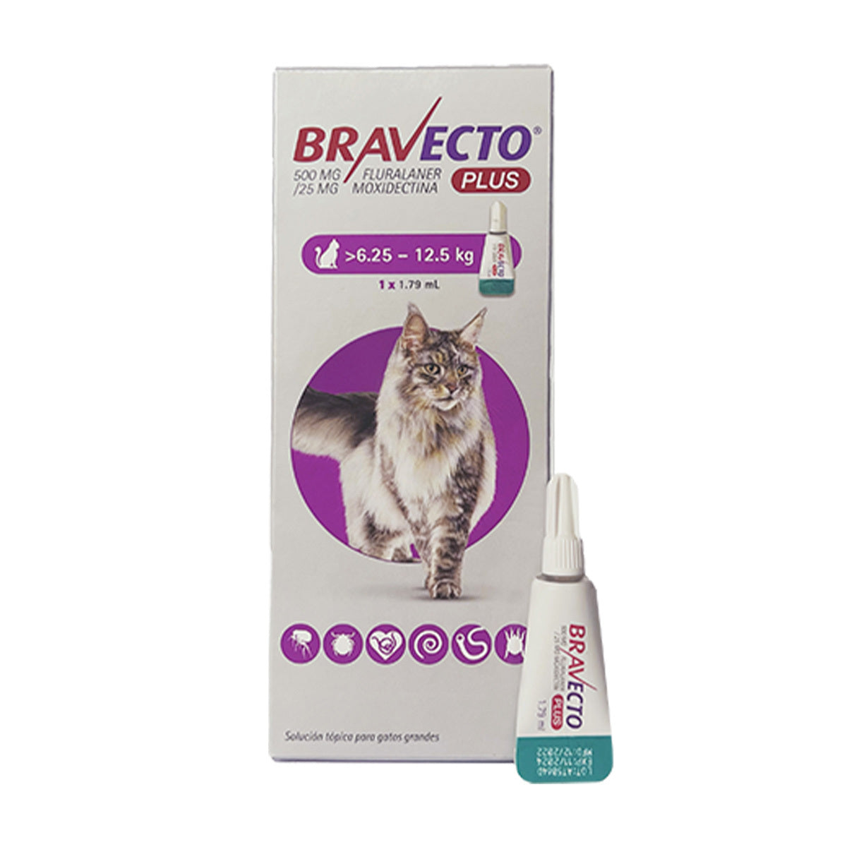 Bravecto Plus Gato L 6.25 - 12.5 Kg