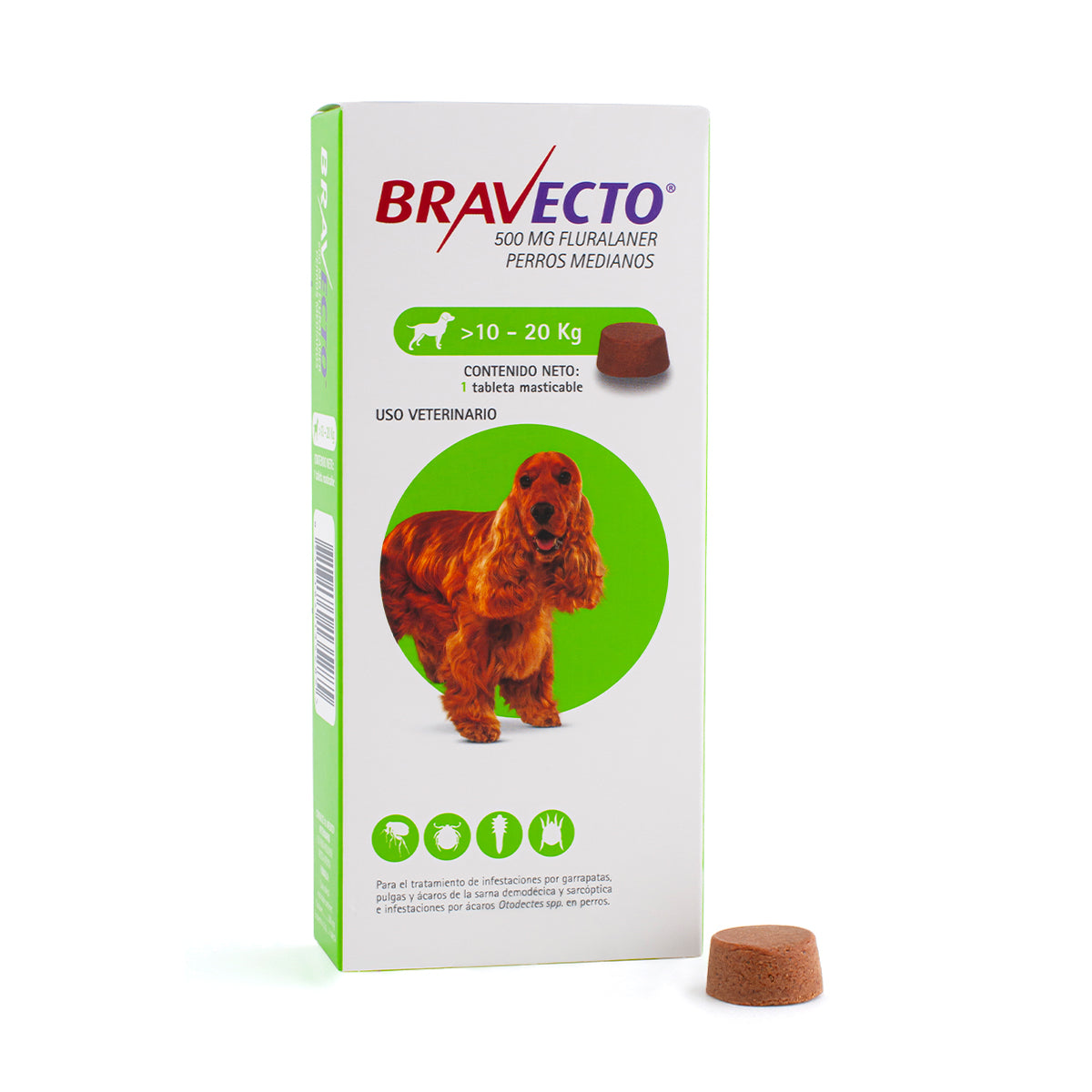 Bravecto Perro M 10 - 20 Kg