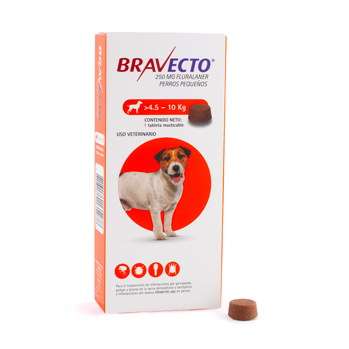 Bravecto Perro S 4.5 - 10 Kg