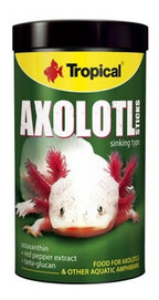 Alimento Tropical Axolotl Sticks para Ajolotes y otros Anfibios Acuáticos 135 g
