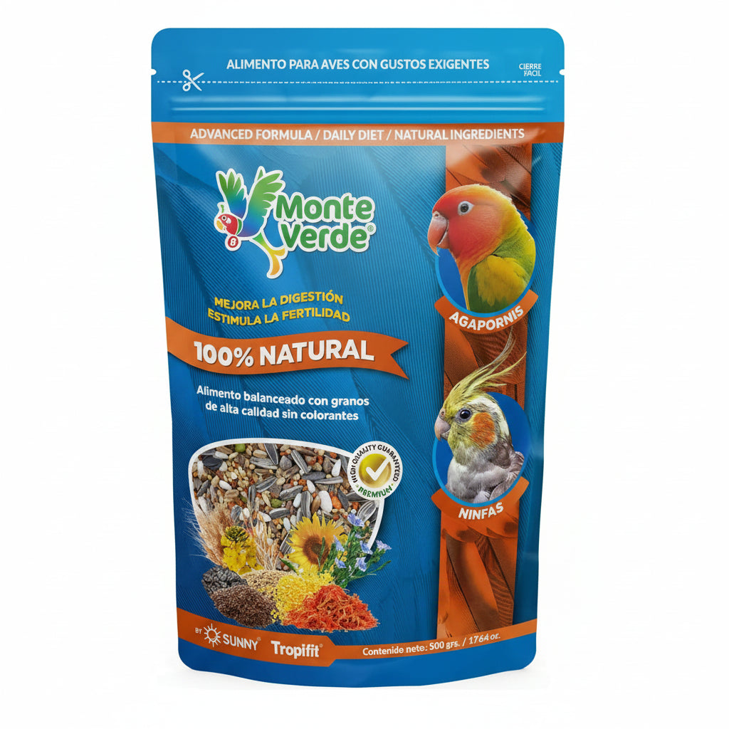 Alimento Monte Verde para Ninfas y Agapornis 500 g