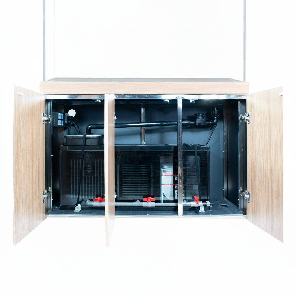 Acuario Inteligente BOYU serie EHM con Sump