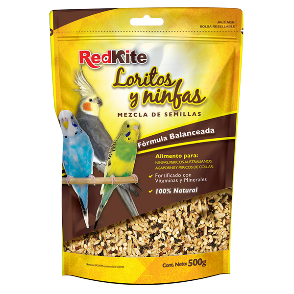 Mezcla de Semillas para Loritos y Ninfas RedKite 500 g