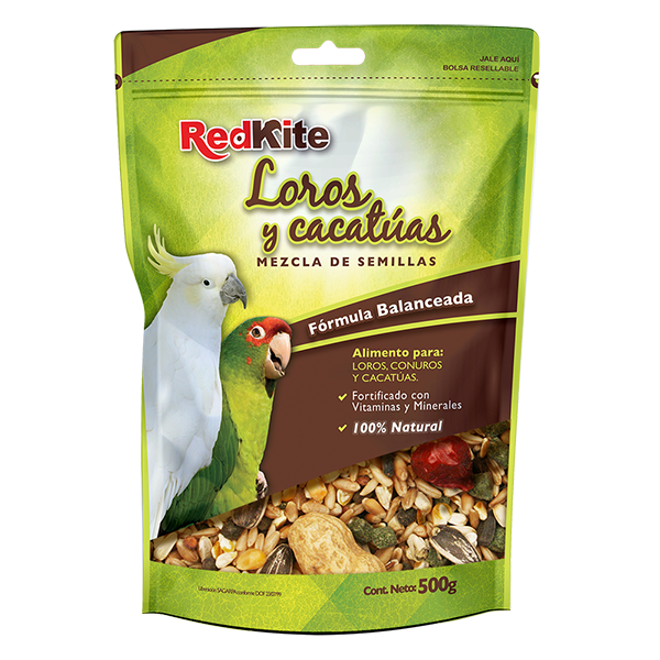 Mezcla de Semillas para Loros y Cacatúas RedKite 500 g