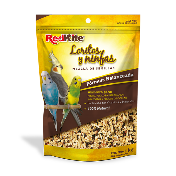 Mezcla de Semillas para Loritos y Ninfas RedKite 1 Kg
