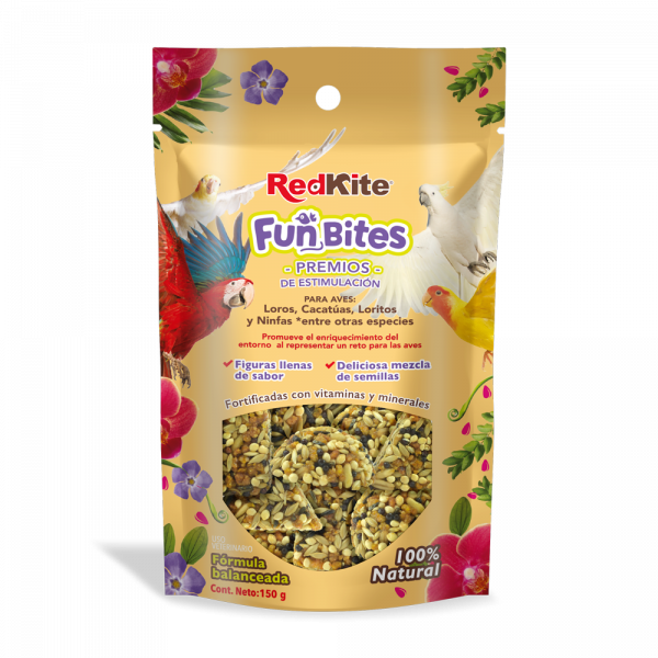 FunBites Premios para Loros, Cacatúas, Loritos y Ninfas RedKite