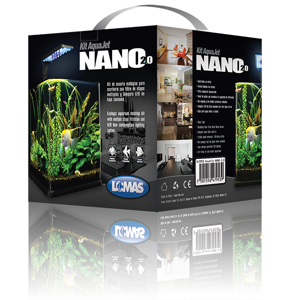Nano Acuario Cubo 9 L Lomas