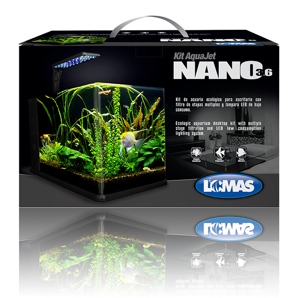 Nano Acuario Largo 14 L Lomas