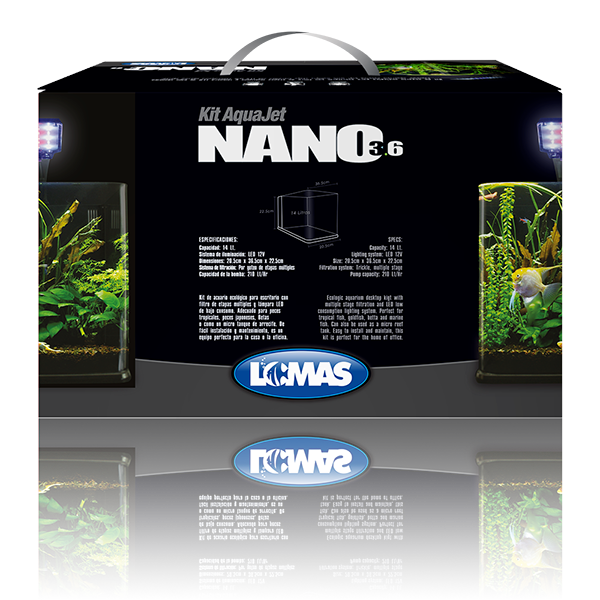 Nano Acuario Largo 14 L Lomas