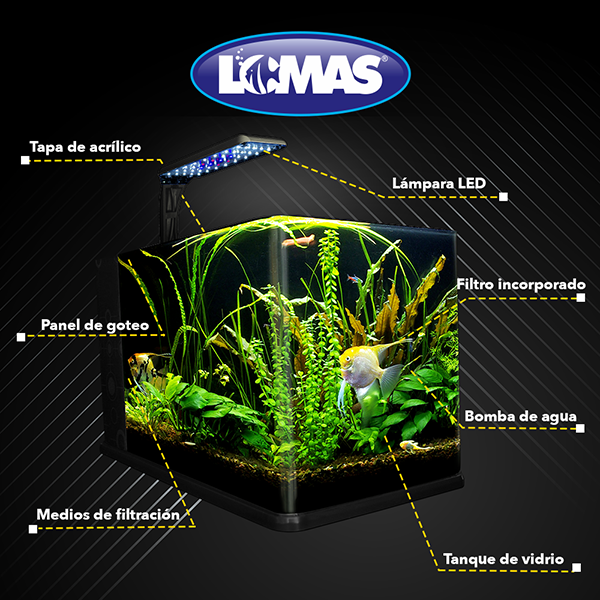 Nano Acuario Largo 14 L Lomas