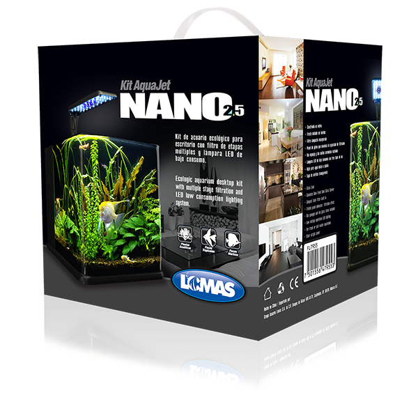 Nano Acuario Cubo 18 L Lomas
