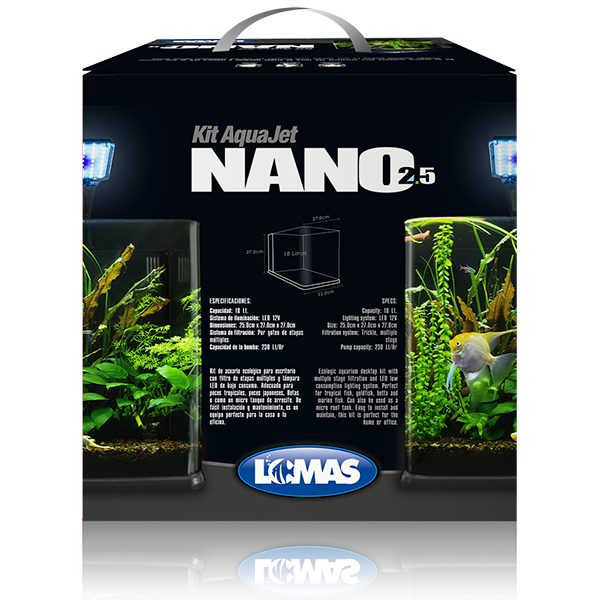 Nano Acuario Cubo 18 L Lomas