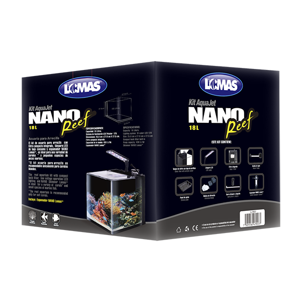 Nano Acuario Reef 18 L Lomas