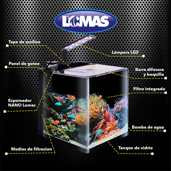 Nano Acuario Reef 18 L Lomas