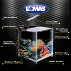 Nano Acuario Reef 18 L Lomas