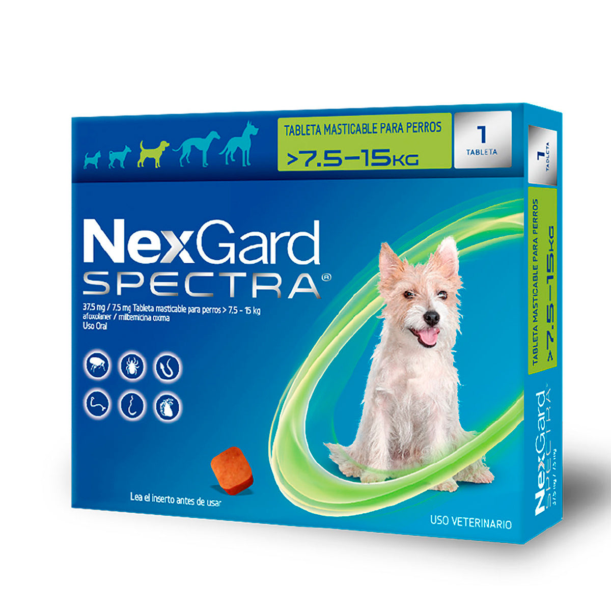 Nexgard Spectra de 1  Tabletas para Perros