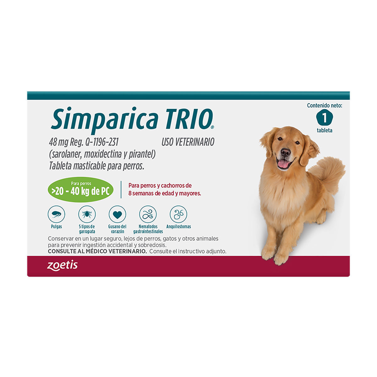 Simparica TRIO 1 Tableta