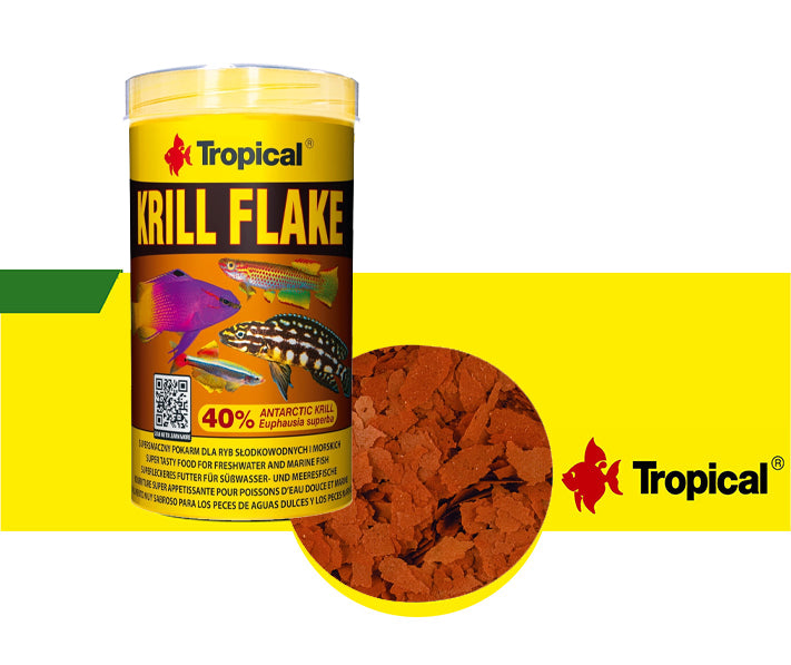 Alimento Tropical Krill Flake para Peces de Agua Dulce y Marinos 100 g