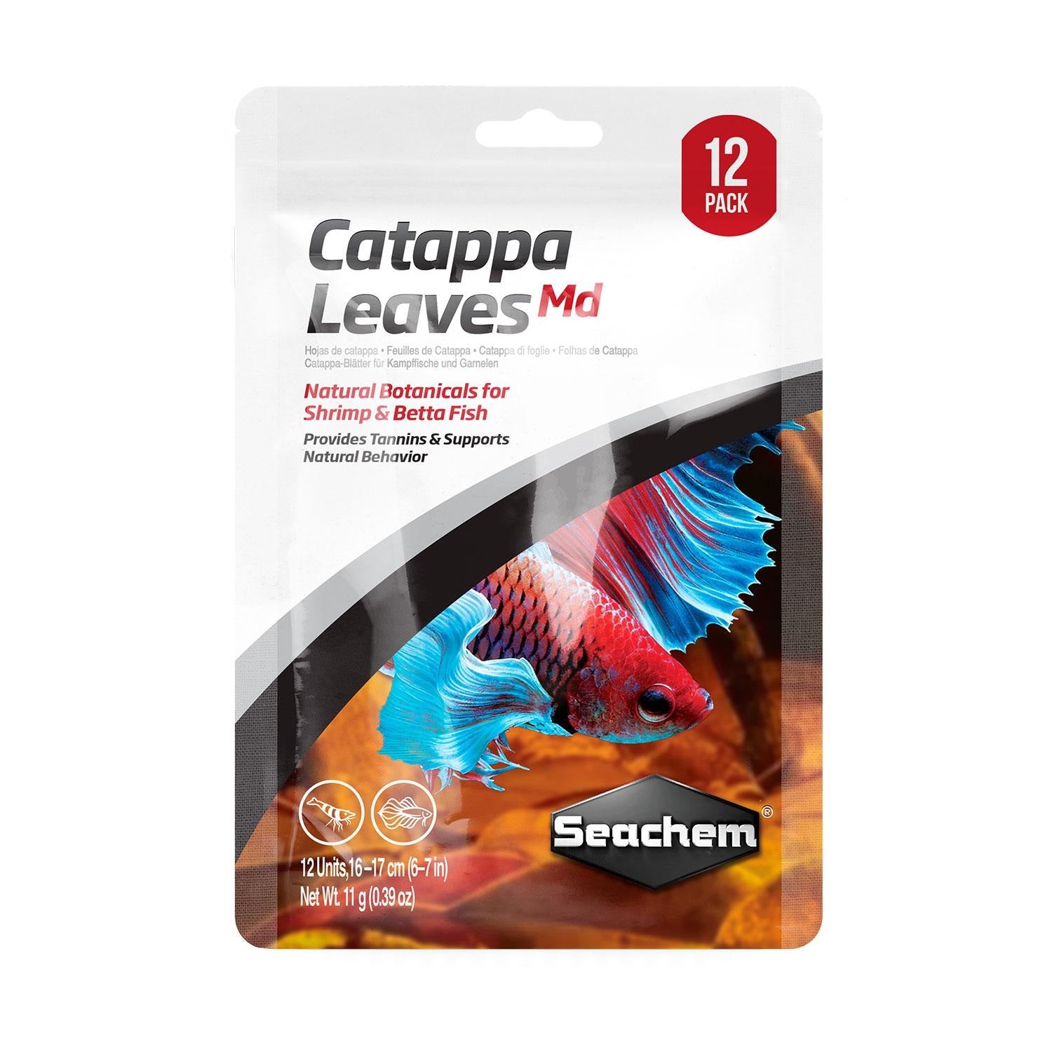 HOJAS de Catappa para betas o camarones