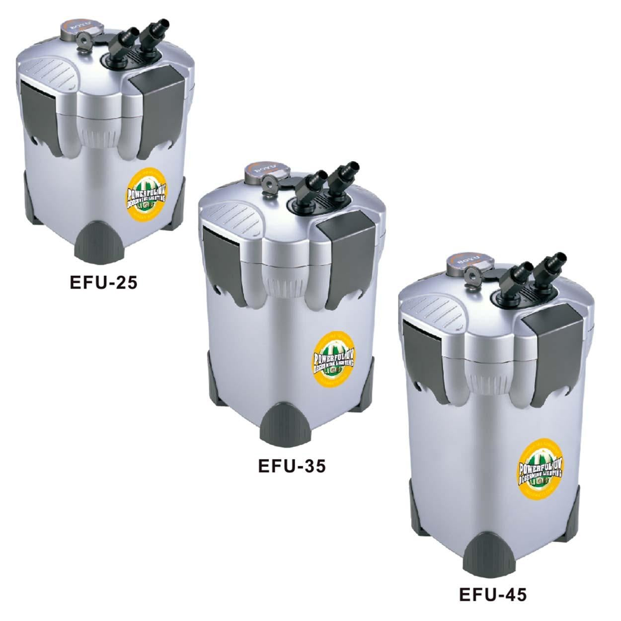 EFU25 / 35/ 45 filtro canasta con luz UV para acuarios
