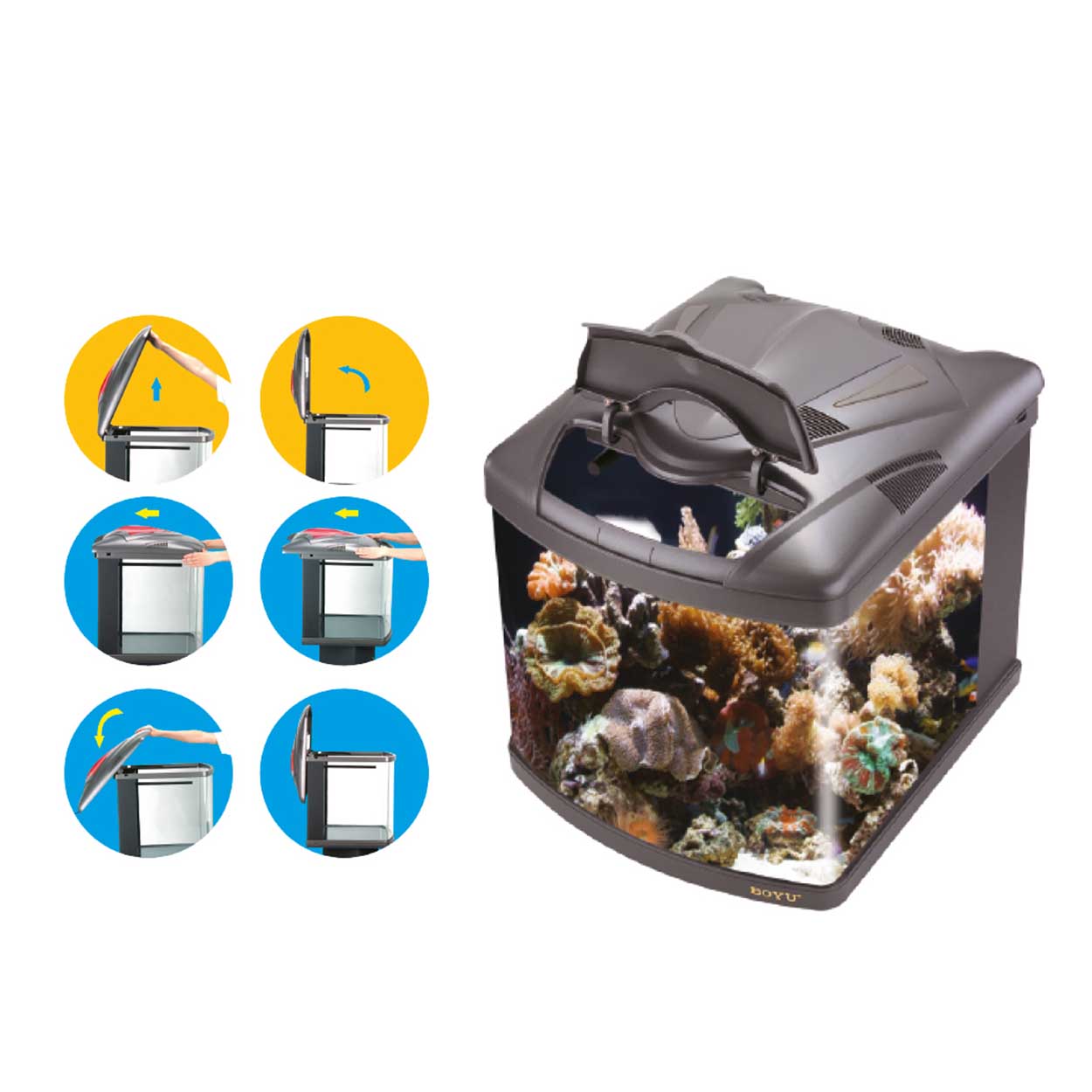 Acuario Marino BOYU TL550